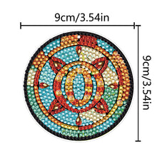Load image into Gallery viewer, A-Z 26 Letters Double Sided Special Shape Diamond Painting Keychain Pendant (O)
