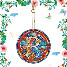 Load image into Gallery viewer, A-Z 26 Letters Double Sided Special Shape Diamond Painting Keychain Pendant (P)
