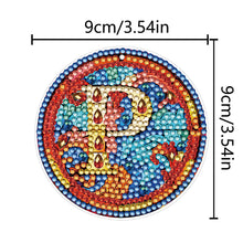 Load image into Gallery viewer, A-Z 26 Letters Double Sided Special Shape Diamond Painting Keychain Pendant (P)
