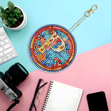 Load image into Gallery viewer, A-Z 26 Letters Double Sided Special Shape Diamond Painting Keychain Pendant (P)
