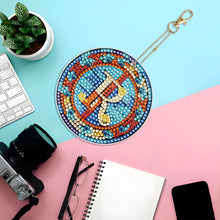 Load image into Gallery viewer, A-Z 26 Letters Double Sided Special Shape Diamond Painting Keychain Pendant (R)
