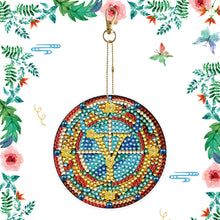 Load image into Gallery viewer, A-Z 26 Letters Double Sided Special Shape Diamond Painting Keychain Pendant (Y)
