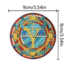Load image into Gallery viewer, A-Z 26 Letters Double Sided Special Shape Diamond Painting Keychain Pendant (Y)

