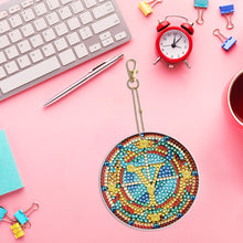Load image into Gallery viewer, A-Z 26 Letters Double Sided Special Shape Diamond Painting Keychain Pendant (Y)
