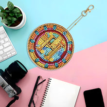 Load image into Gallery viewer, A-Z 26 Letters Double Sided Special Shape Diamond Painting Keychain Pendant (H)
