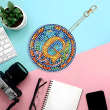Load image into Gallery viewer, A-Z 26 Letters Double Sided Special Shape Diamond Painting Keychain Pendant (G)
