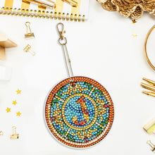 Load image into Gallery viewer, A-Z 26 Letters Double Sided Special Shape Diamond Painting Keychain Pendant (J)

