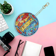 Load image into Gallery viewer, A-Z 26 Letters Double Sided Special Shape Diamond Painting Keychain Pendant (I)
