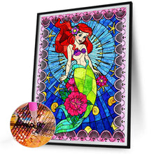 Load image into Gallery viewer, Mermaid Ariel - Full Round Drill Diamond Painting 30*40CM
