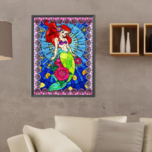 Load image into Gallery viewer, Mermaid Ariel - Full Round Drill Diamond Painting 30*40CM
