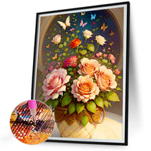 Load image into Gallery viewer, Bouquet In Vase - Full Round Drill Diamond Painting 30*40CM
