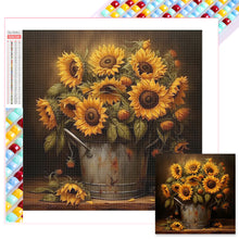 Load image into Gallery viewer, Sunflower 40*40CM(Picture) Full Square Drill Diamond Painting
