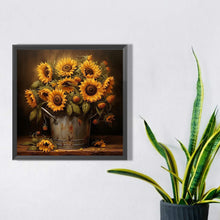 Load image into Gallery viewer, Sunflower 40*40CM(Picture) Full Square Drill Diamond Painting
