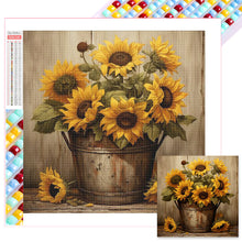 Load image into Gallery viewer, Sunflower 40*40CM(Picture) Full Square Drill Diamond Painting
