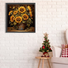 Load image into Gallery viewer, Sunflower 40*40CM(Picture) Full Square Drill Diamond Painting
