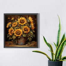 Load image into Gallery viewer, Sunflower 40*40CM(Picture) Full Square Drill Diamond Painting
