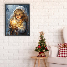 Load image into Gallery viewer, Snowman Child In The Snow 30*40CM(Canvas) Full Round Drill Diamond Painting
