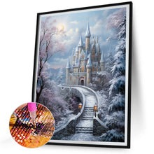 Load image into Gallery viewer, Winter Exterior 30*40CM(Canvas) Full Round Drill Diamond Painting
