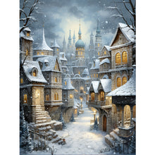 Load image into Gallery viewer, Winter Exterior 30*40CM(Canvas) Full Round Drill Diamond Painting
