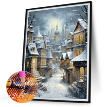 Load image into Gallery viewer, Winter Exterior 30*40CM(Canvas) Full Round Drill Diamond Painting
