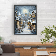 Load image into Gallery viewer, Winter Exterior 30*40CM(Canvas) Full Round Drill Diamond Painting
