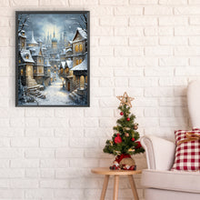 Load image into Gallery viewer, Winter Exterior 30*40CM(Canvas) Full Round Drill Diamond Painting
