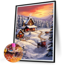 Load image into Gallery viewer, Winter Exterior 30*40CM(Canvas) Full Round Drill Diamond Painting
