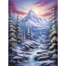 Load image into Gallery viewer, Winter Exterior 30*40CM(Canvas) Full Round Drill Diamond Painting
