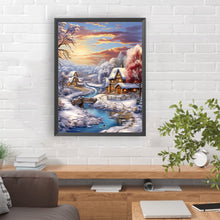 Load image into Gallery viewer, Winter Exterior 30*40CM(Canvas) Full Round Drill Diamond Painting
