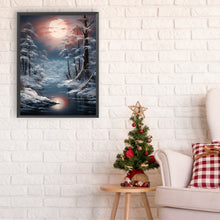 Load image into Gallery viewer, Winter Exterior 30*40CM(Canvas) Full Round Drill Diamond Painting
