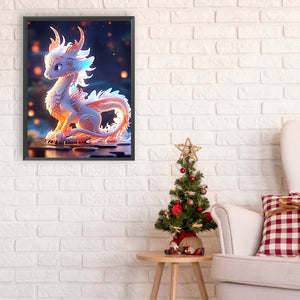 Luminous Dragon 30*40CM(Canvas) Full Round Drill Diamond Painting
