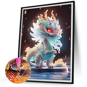 Luminous Dragon 30*40CM(Canvas) Full Round Drill Diamond Painting