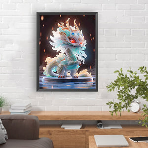 Luminous Dragon 30*40CM(Canvas) Full Round Drill Diamond Painting