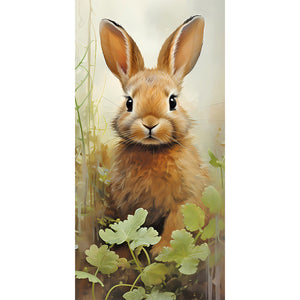 Pastoral Animal Rabbit 40*80CM(Canvas) Full Round Drill Diamond Painting