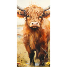 Load image into Gallery viewer, Pastoral Animal Yak 40*80CM(Canvas) Full Round Drill Diamond Painting
