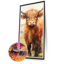 Load image into Gallery viewer, Pastoral Animal Yak 40*80CM(Canvas) Full Round Drill Diamond Painting
