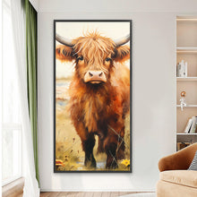 Load image into Gallery viewer, Pastoral Animal Yak 40*80CM(Canvas) Full Round Drill Diamond Painting
