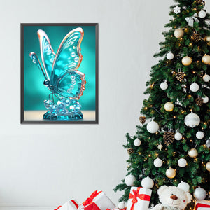 Crystal Butterfly 30*40CM(Canvas) Full Round Drill Diamond Painting