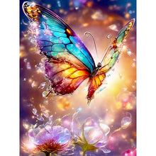 Load image into Gallery viewer, Glaze Butterfly 30*40CM(Canvas) Full Round Drill Diamond Painting
