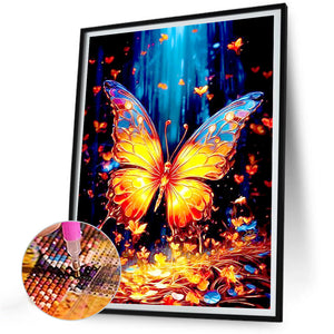Fantasy Butterfly 30*40CM(Canvas) Full Round Drill Diamond Painting