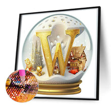 Load image into Gallery viewer, Christmas Crystal Ball W 50*50CM(Canvas) Full Round Drill Diamond Painting
