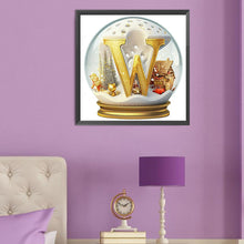 Load image into Gallery viewer, Christmas Crystal Ball W 50*50CM(Canvas) Full Round Drill Diamond Painting
