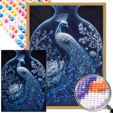 Load image into Gallery viewer, Bottle Peacock 40*55CM(Picture) Full AB Round Drill Diamond Painting
