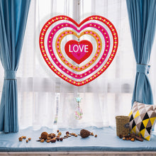 Load image into Gallery viewer, Suncatcher Diamond Painting Hanging Sign Christmas Home Windows Decor (Love)
