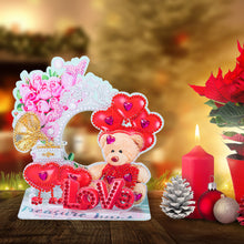 Load image into Gallery viewer, Diamond Painting Ornament Kits for Home Office Desktop Decor (Love Bear)
