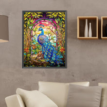 Load image into Gallery viewer, Peacock By The Lake 30X40CM(Canvas) Full Round Drill Diamond Painting
