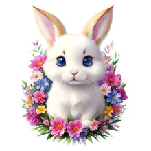 Load image into Gallery viewer, White Rabbit 30X40CM(Canvas) Full Round Drill Diamond Painting
