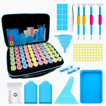Load image into Gallery viewer, 108PCS Large Capacity Diamond Painting Kits Organizer with 60 Bottles (Blue #3)
