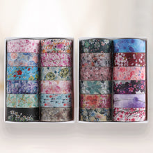 Load image into Gallery viewer, 24 Rolls Color Tape Flower Washi Tape Set for DIY Crafts(Flower Colour Print 02)
