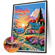 Load image into Gallery viewer, Sunset Glow 30X40CM(Canvas) Full Round Drill Diamond Painting
